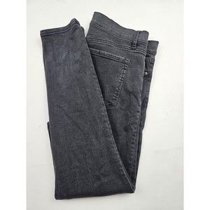 Ann Taylor Loft Womens Denim Jeans Skinny Leg Ankle Size 29 Dark Wash Mid Rise